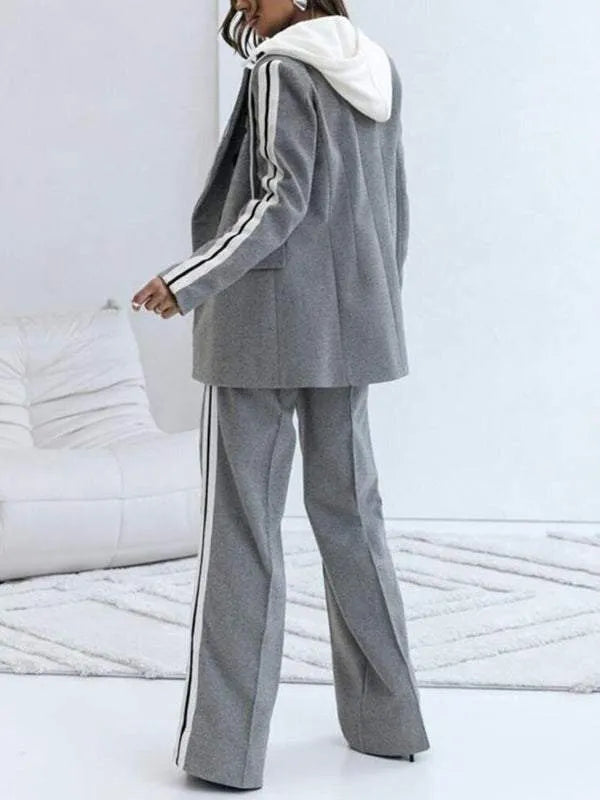 By Belle - Casual Blazer Two-Piece Set