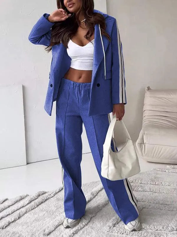 By Belle - Casual Blazer Two-Piece Set